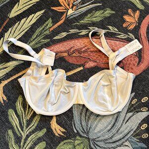 CUUP The Balconette Bra – Ivory White, Size 38D